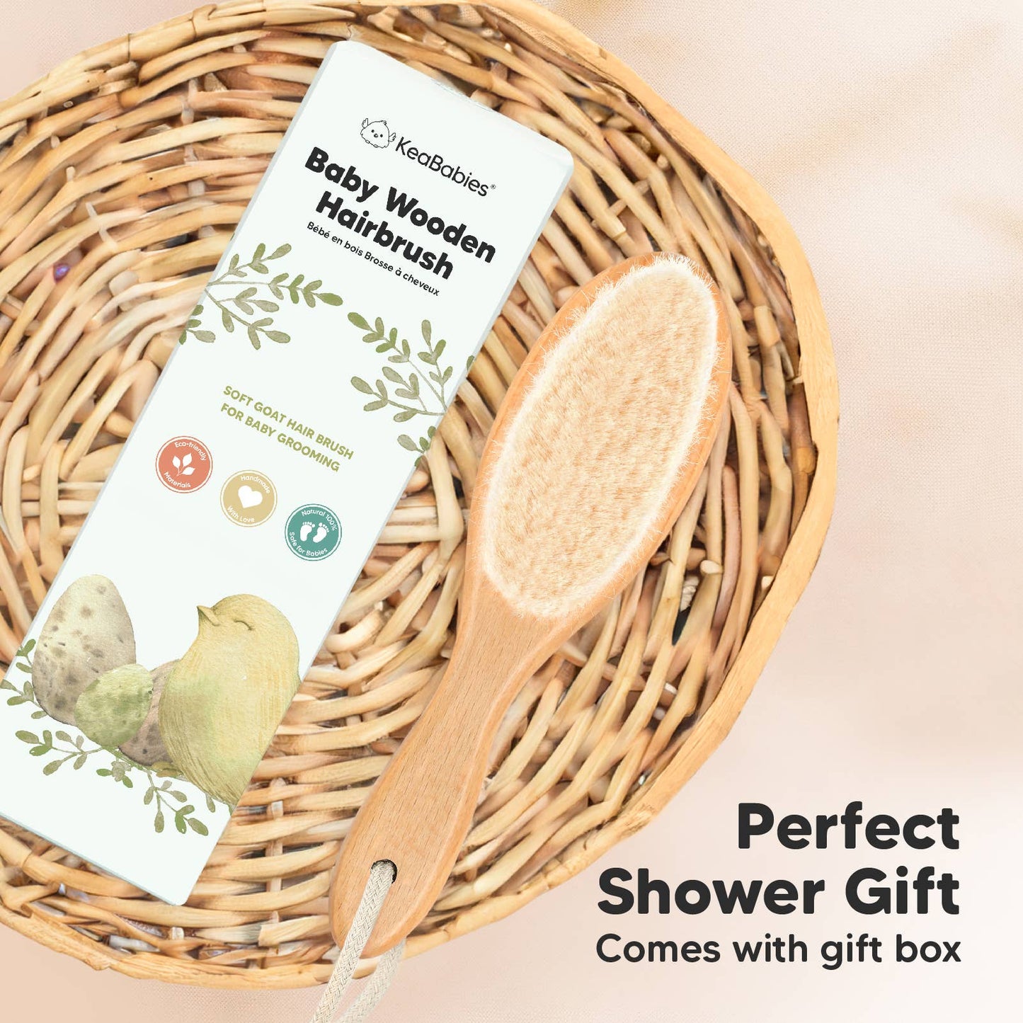 Baby Wooden Hairbrush