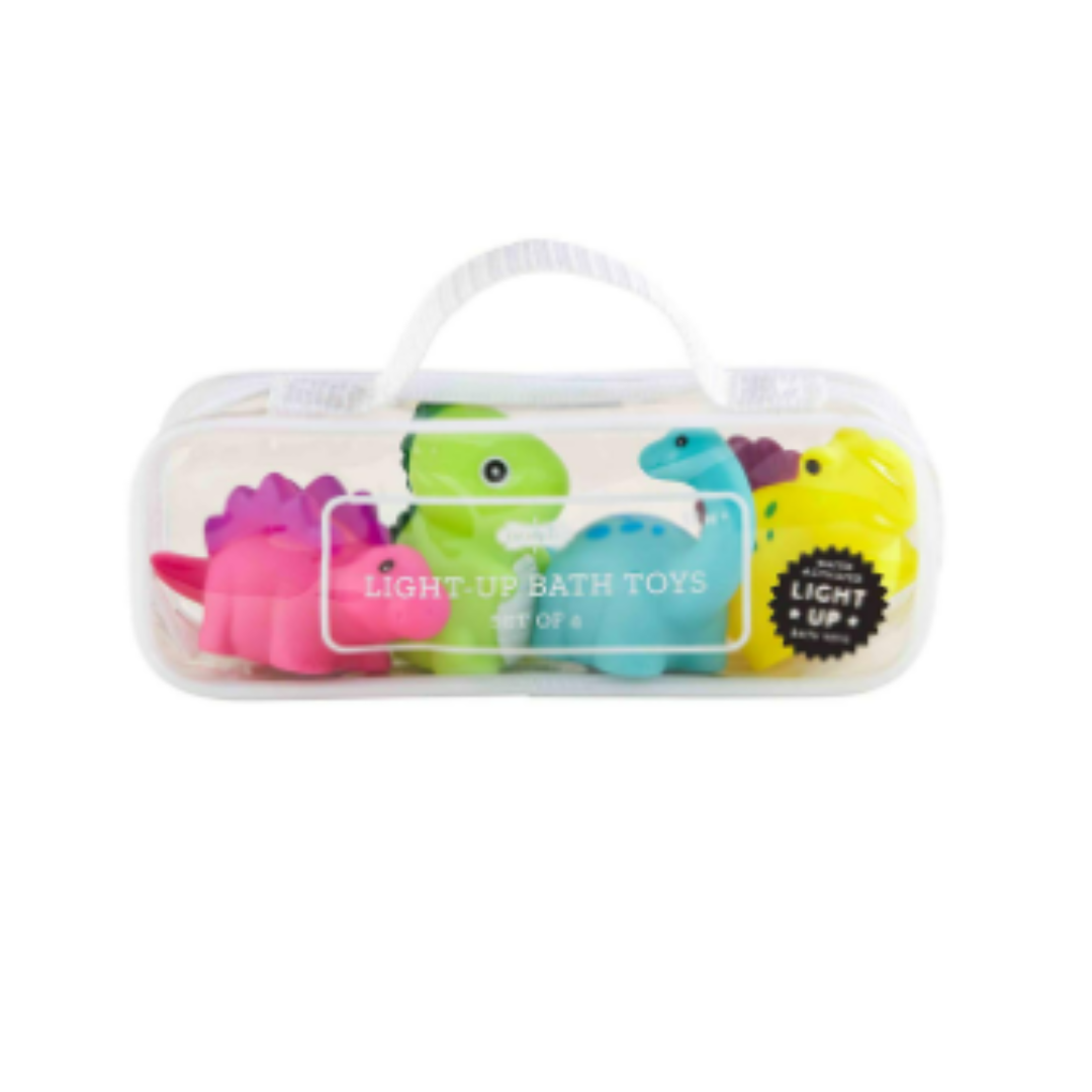 Light Up Rubber Dino Set