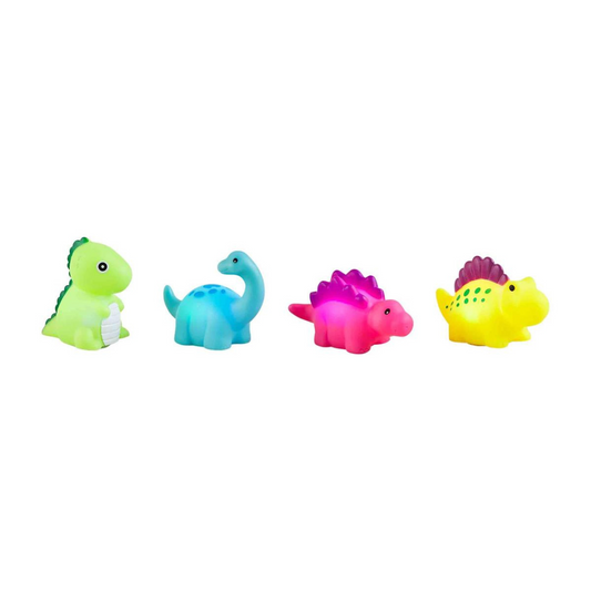 Light Up Rubber Dino Set