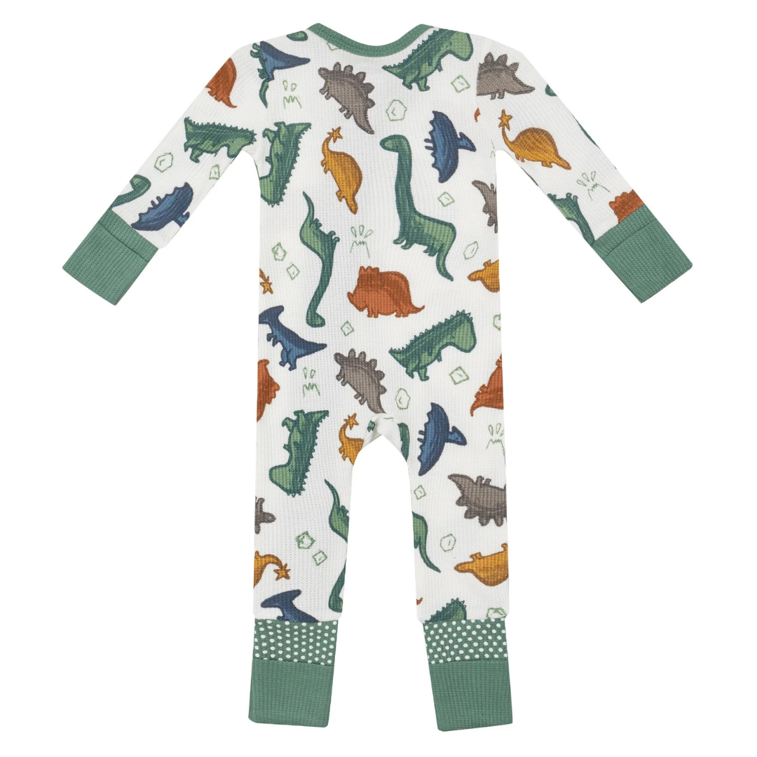 Dino Rocks Zipper Romper