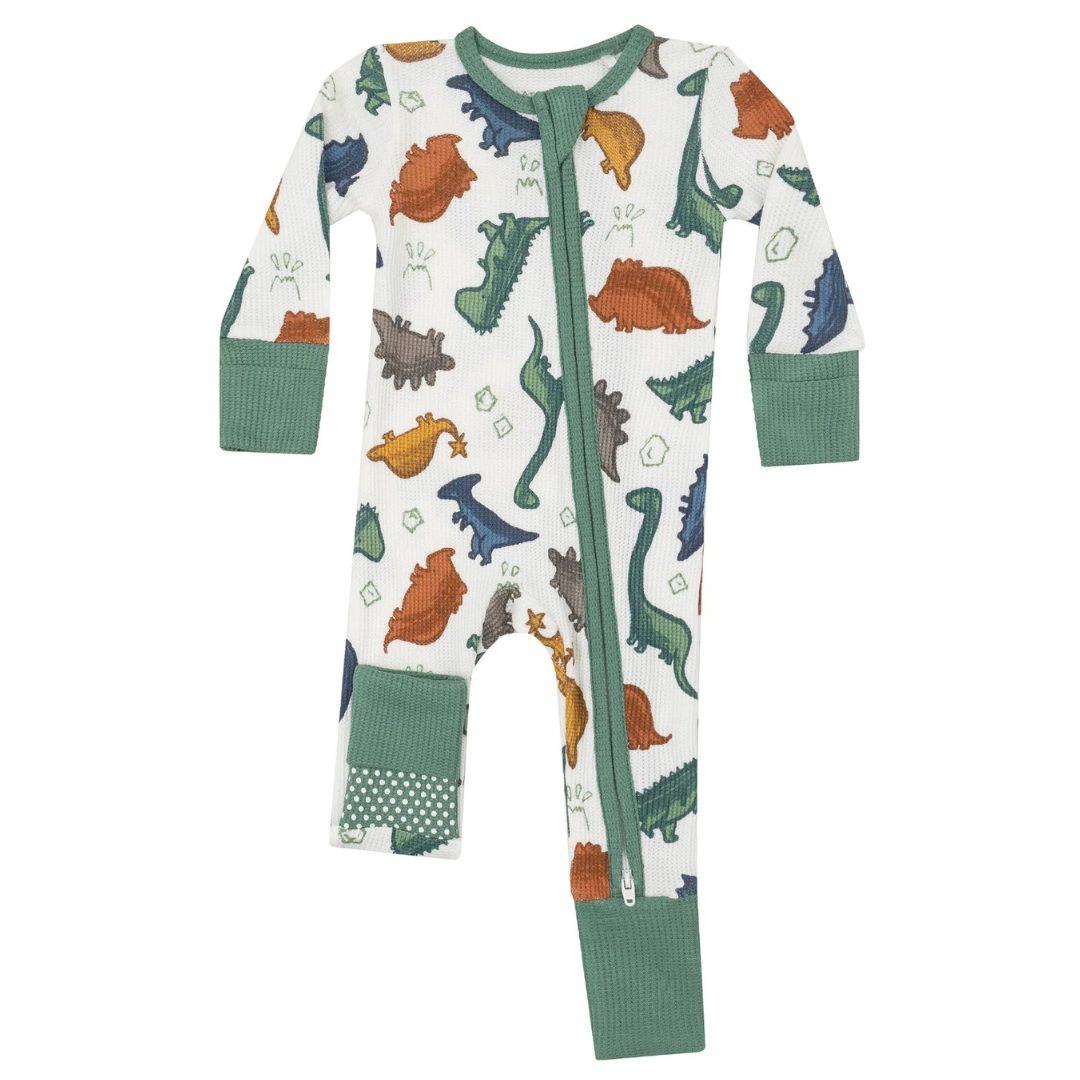 Dino Rocks Zipper Romper