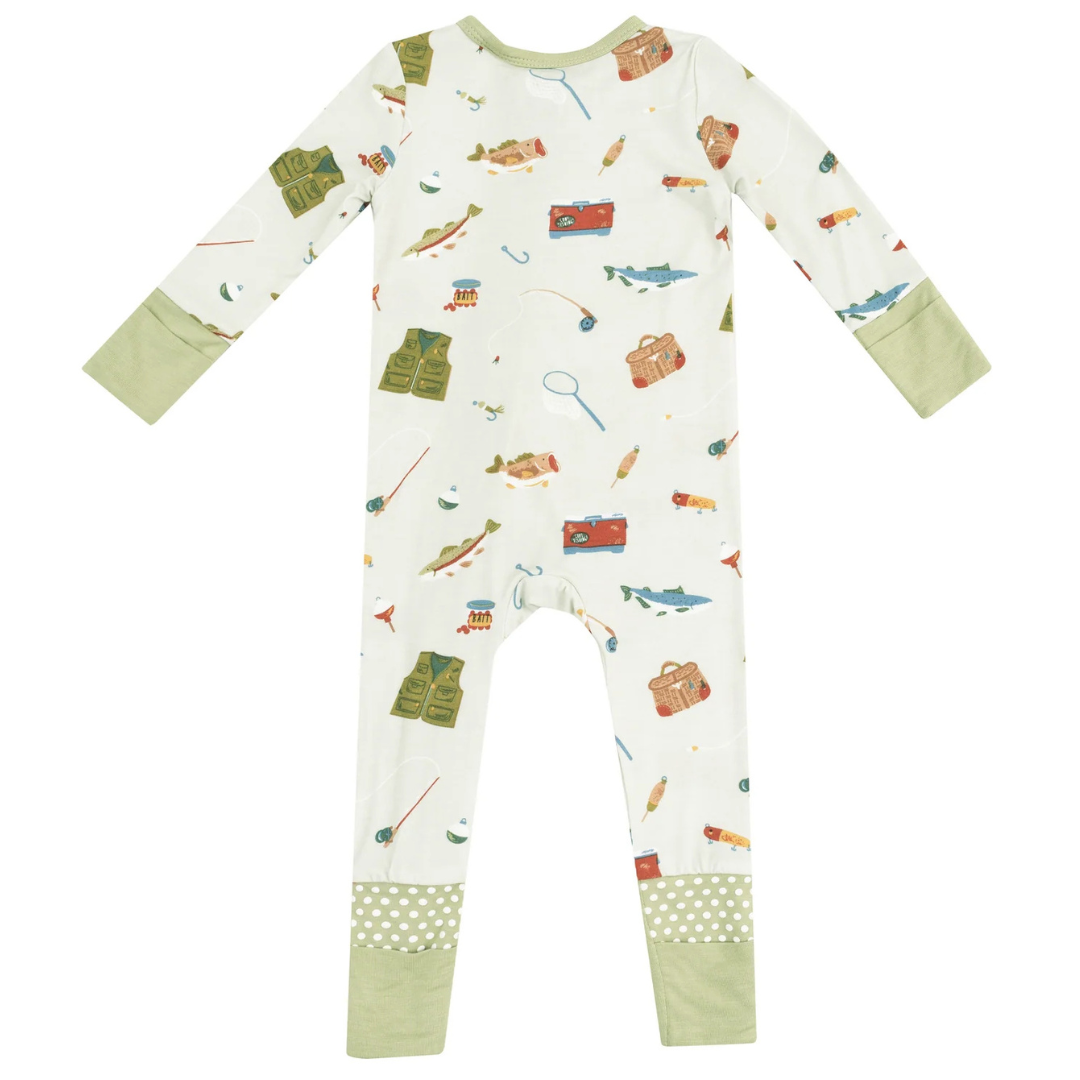 Fishing Things Zipper Romper