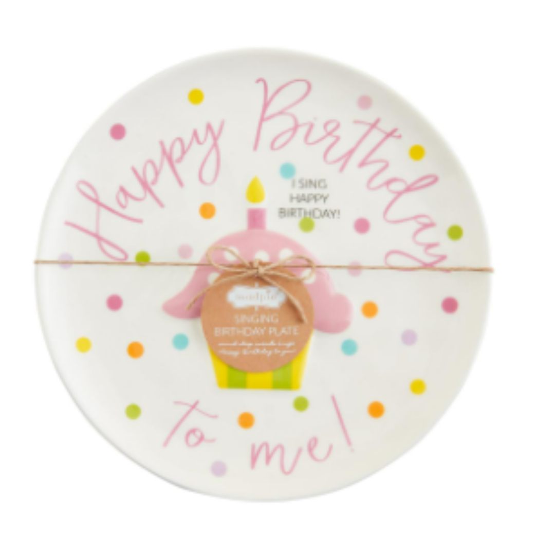 Singing Birthday Plate