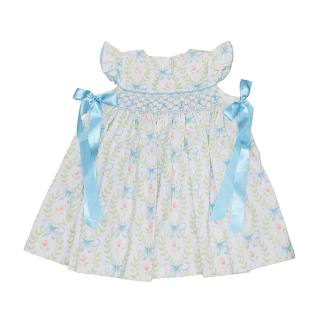 Hand Picked Smocked Geo Dress
