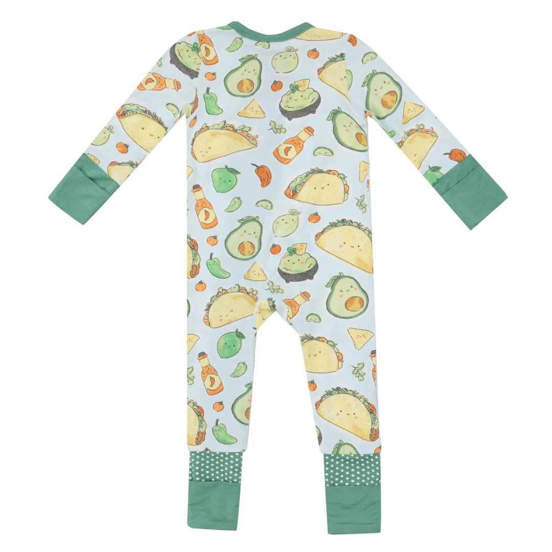 Happy Tacos Zipper Romper
