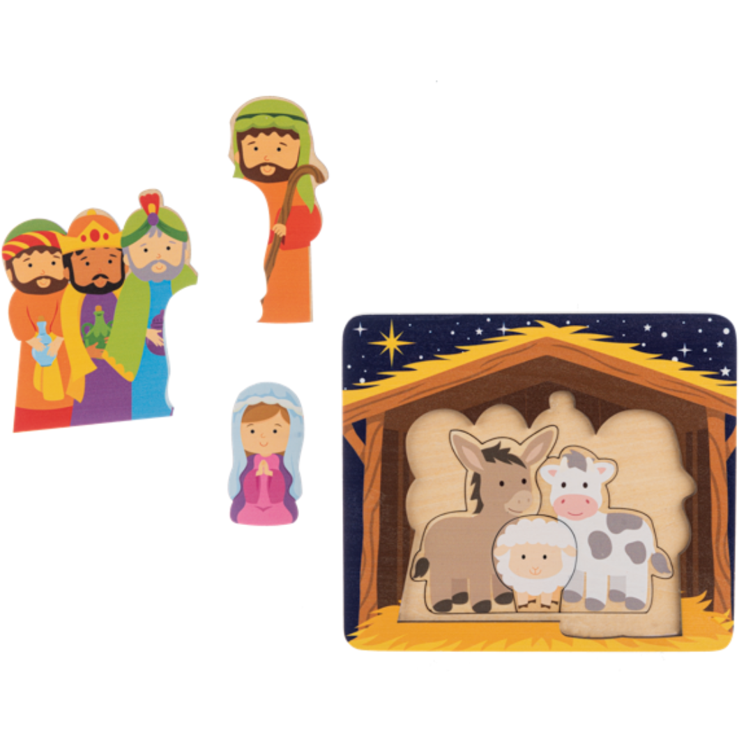 Nativity Layered Puzzle