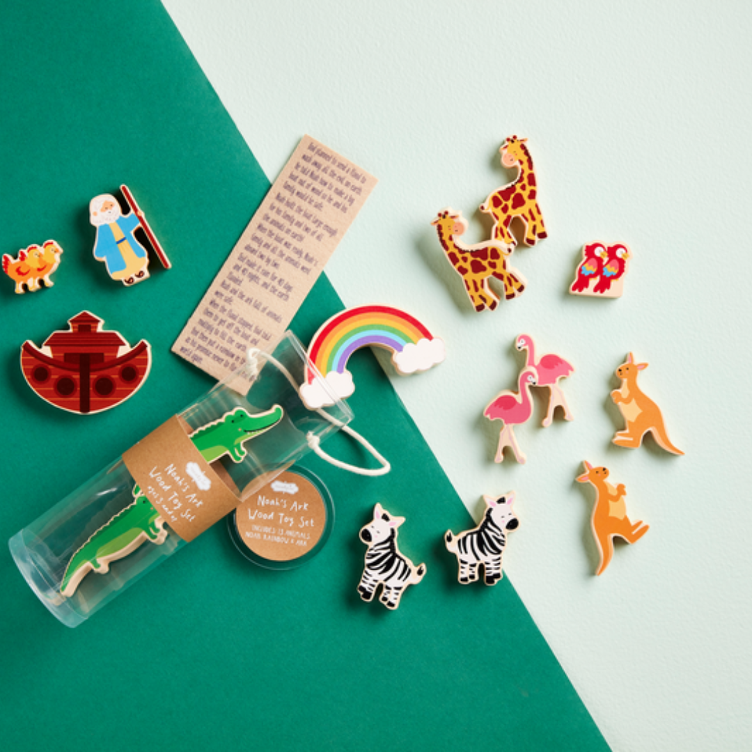 Noah's Ark Wood Toy Set