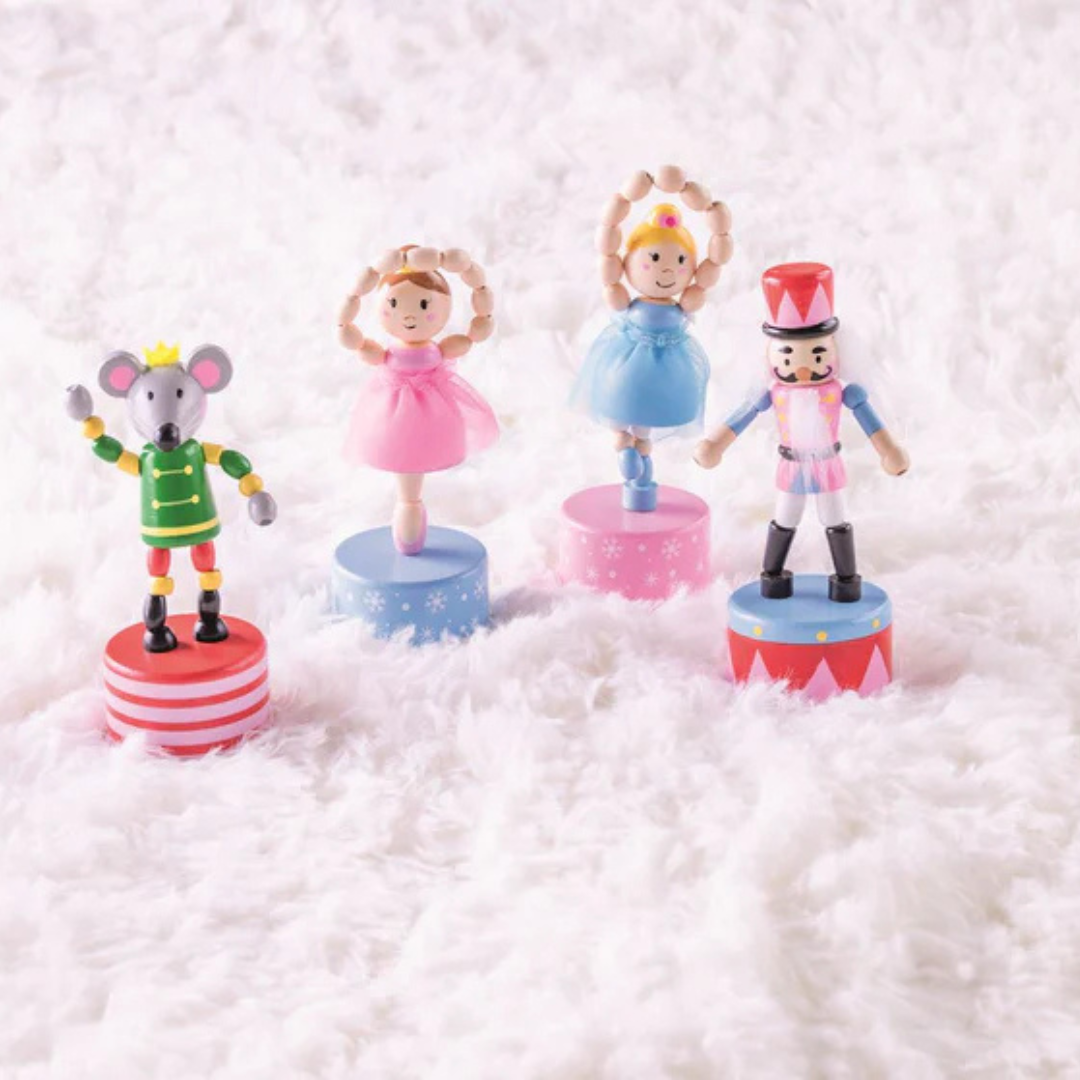The Nutcracker Christmas Collapsing Wood Toy