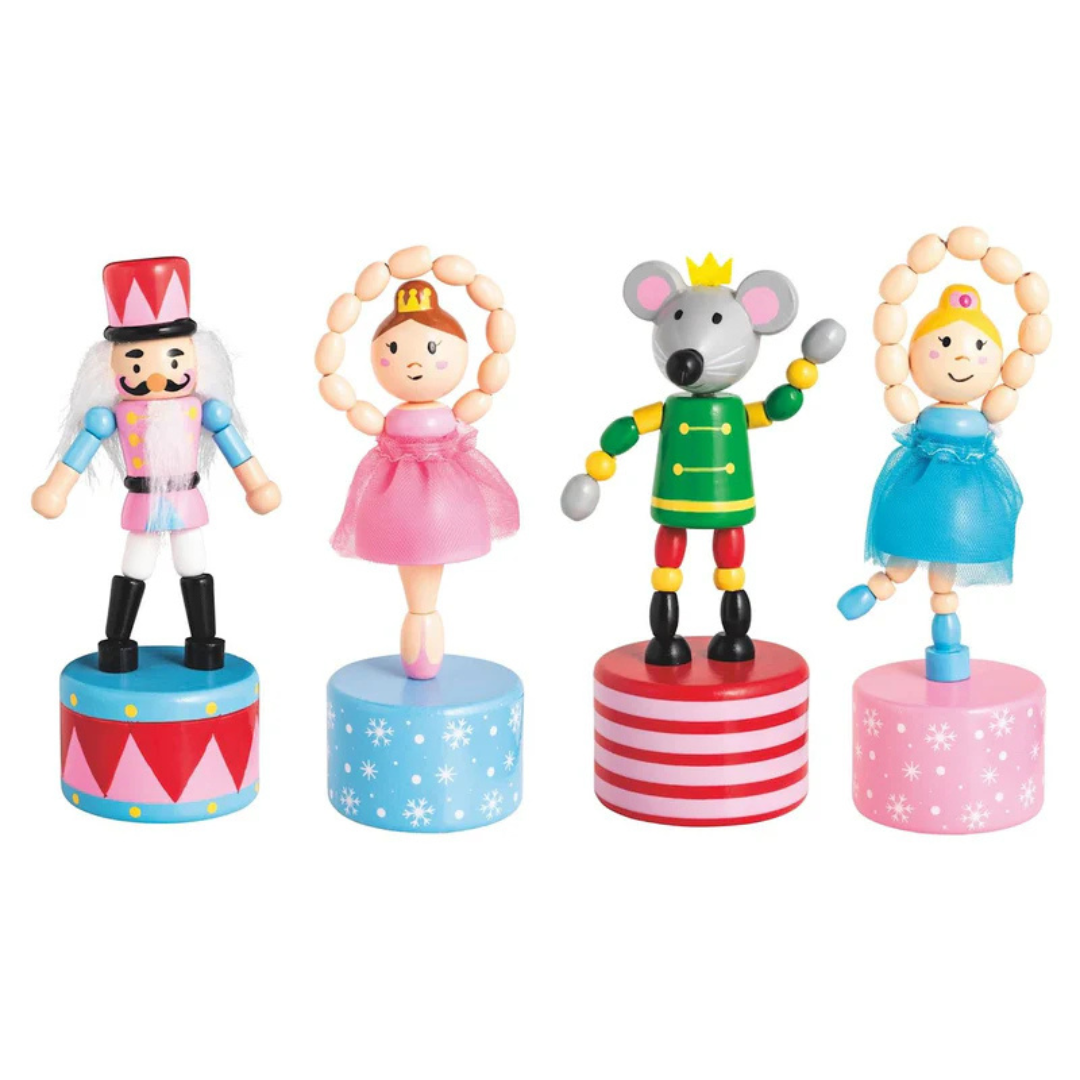 The Nutcracker Christmas Collapsing Wood Toy