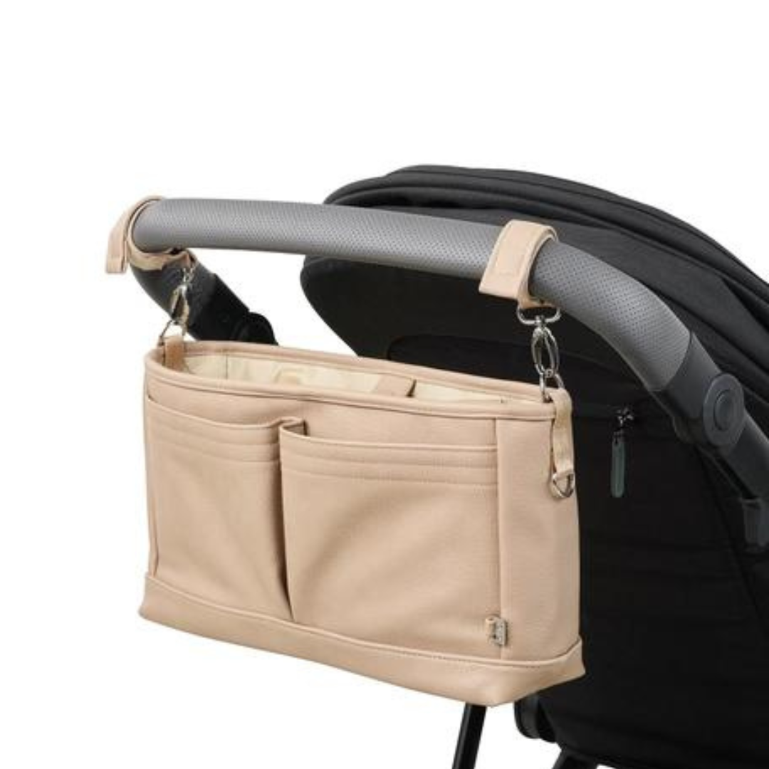 Faux Leather Stroller Organizer/Pram Caddy