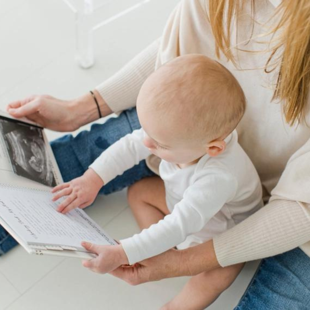 Black, White, & Gold Pregnancy Journal
