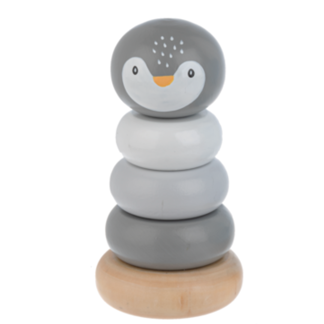 Wooden Penguin Stacker