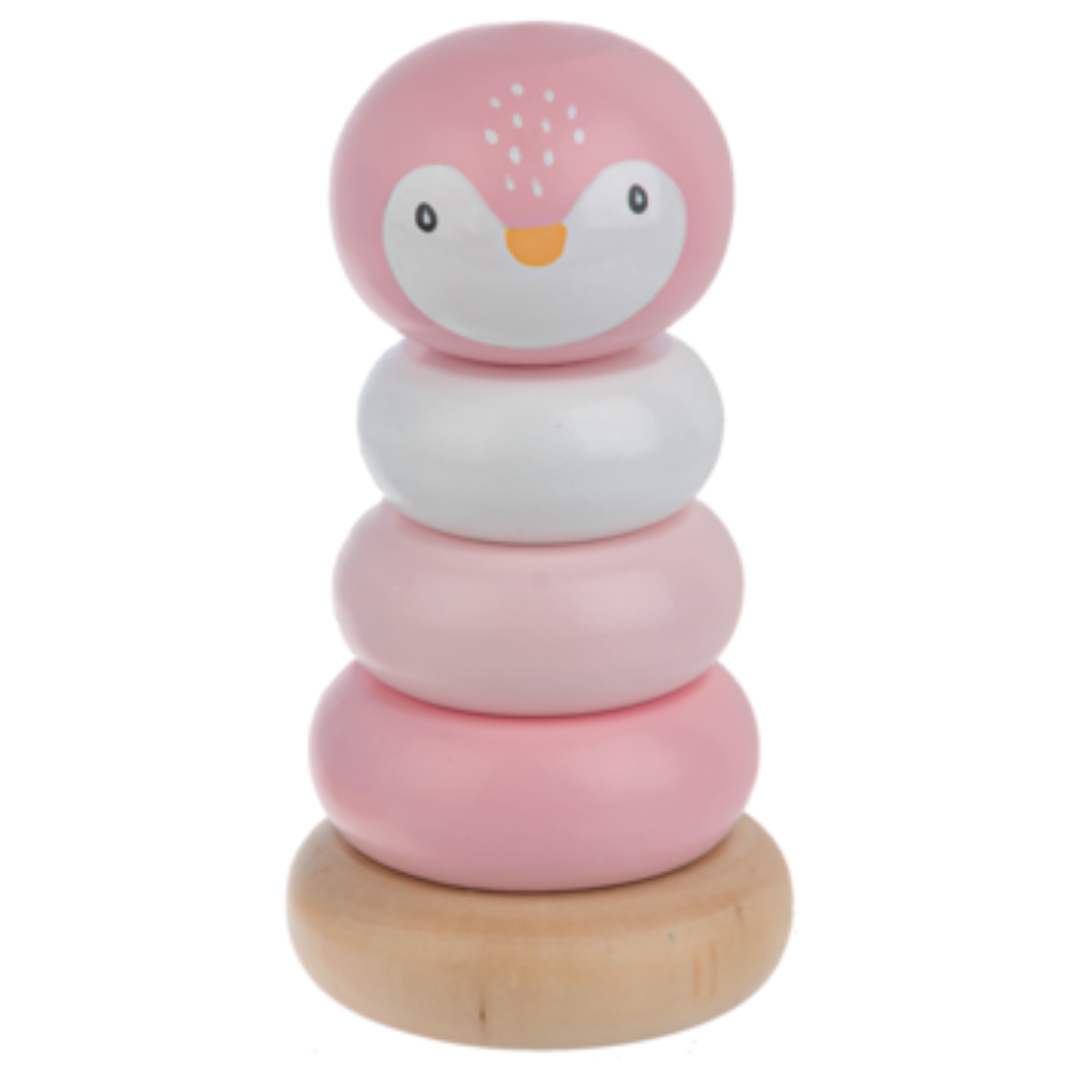 Wooden Penguin Stacker