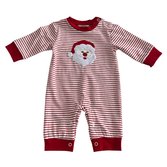 Santa Applique Boys Romper