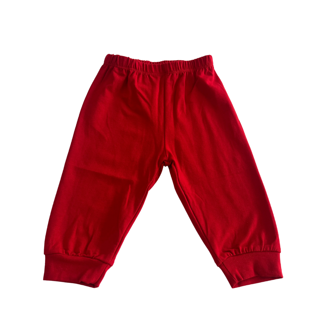 Santa Applique Boys Jogger Set