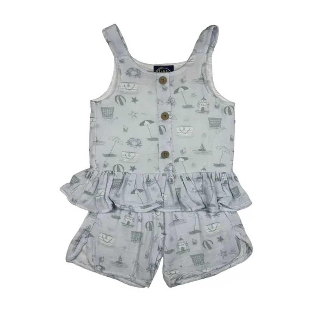 Summer Fun Girls Short Set