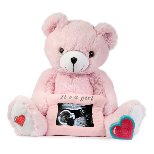 Bear Pink Frame Its A Girl