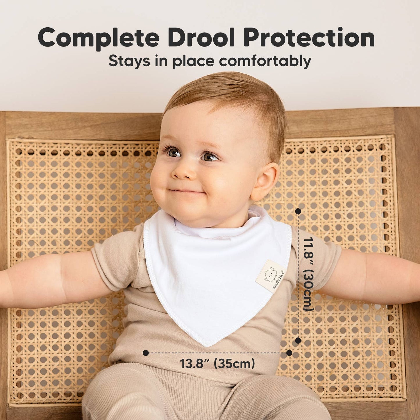 Forest Toned Bandana Bibs