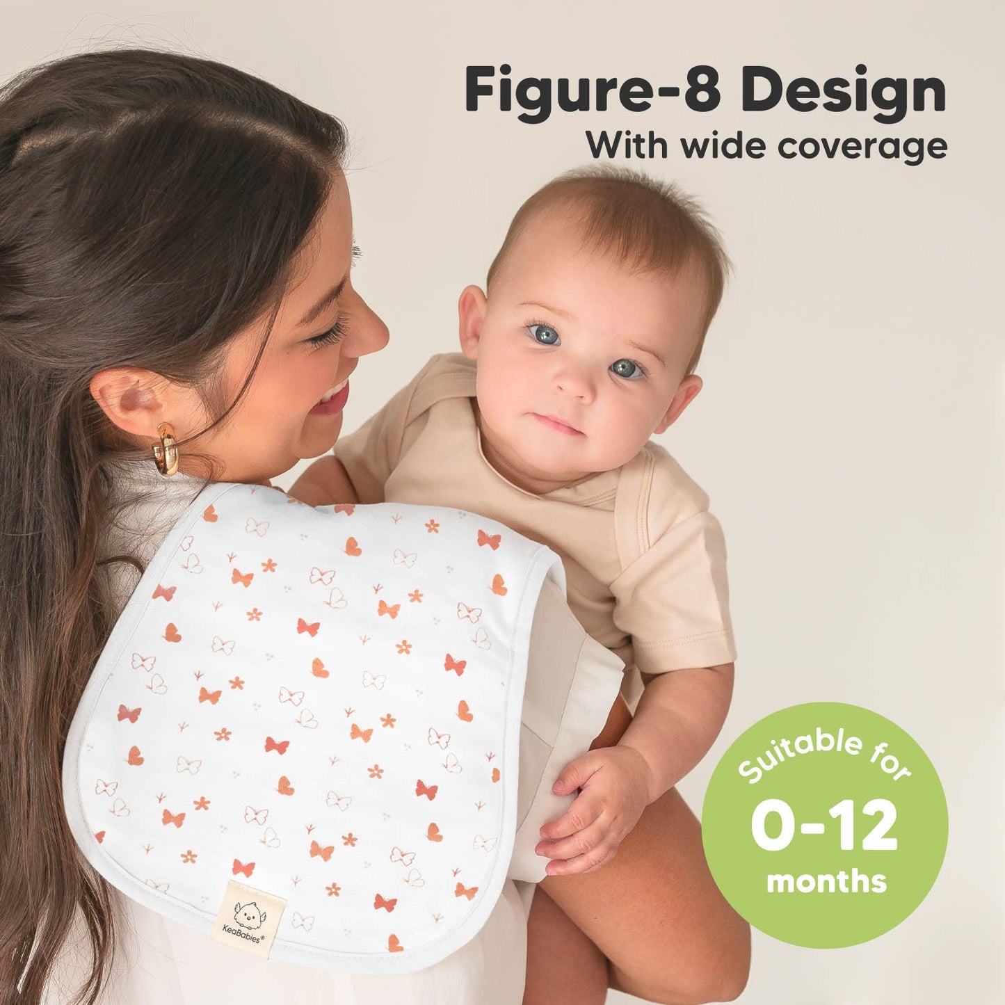 Butterflies Urban Burp Cloths