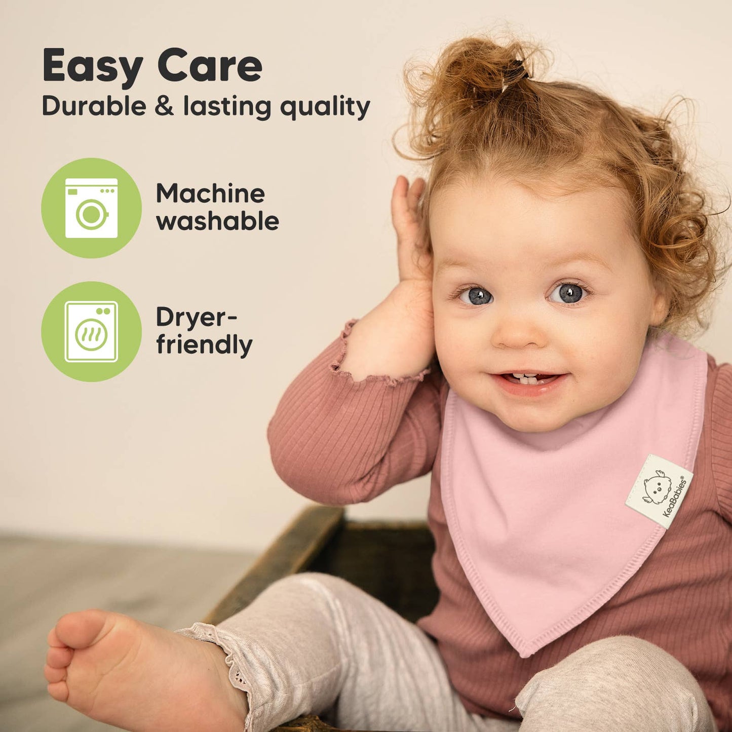 Sunset Toned Bandana Bibs