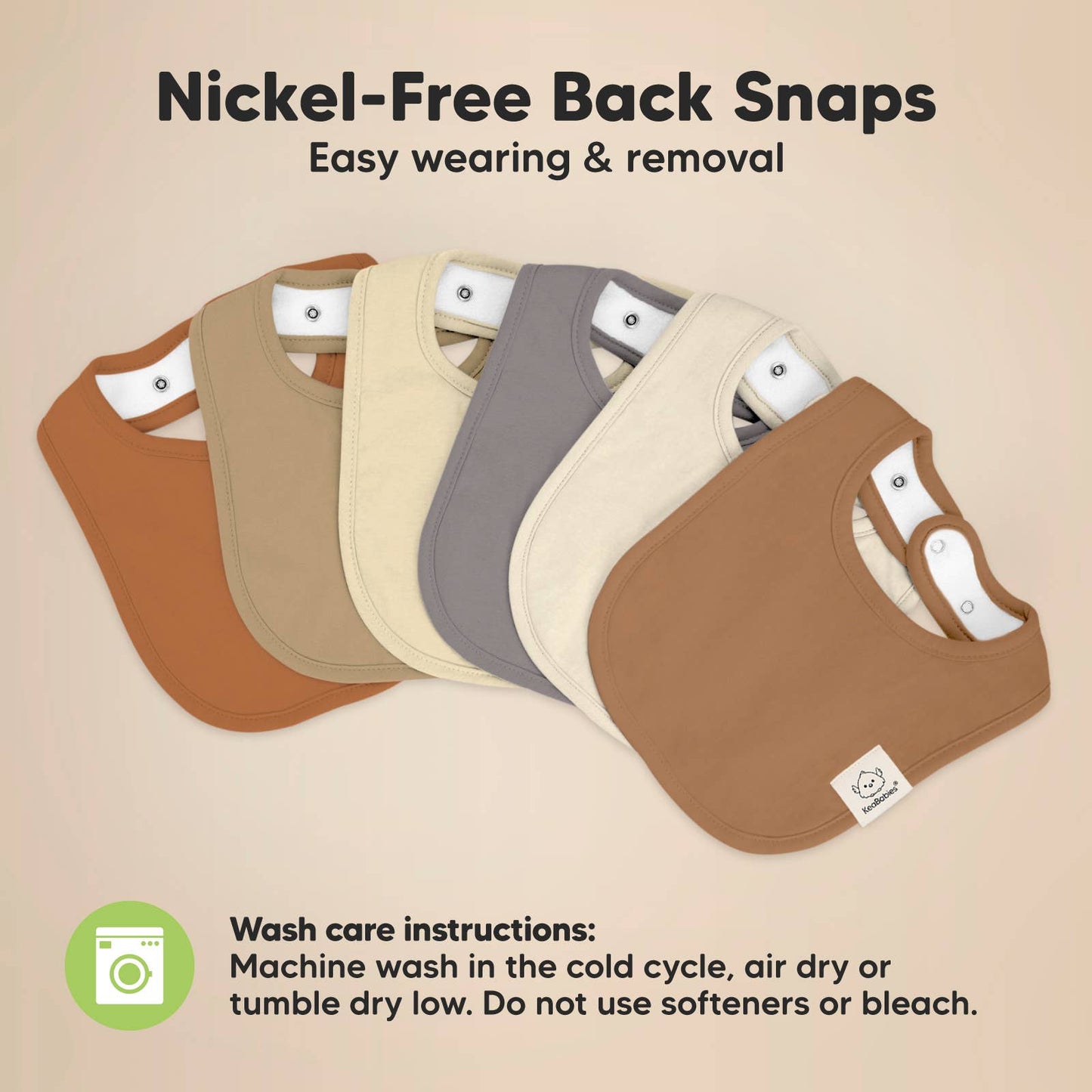 Neutrals Urban Drool Bibs