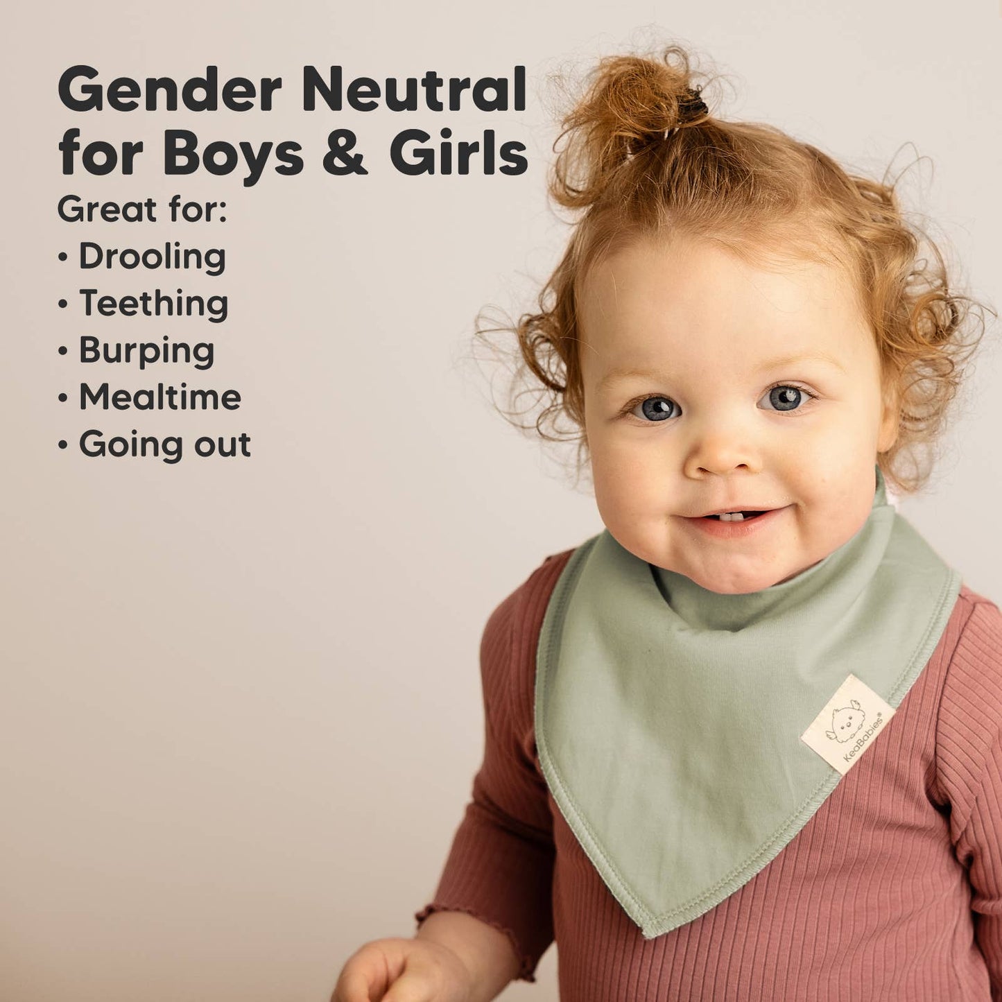 Forest Toned Bandana Bibs