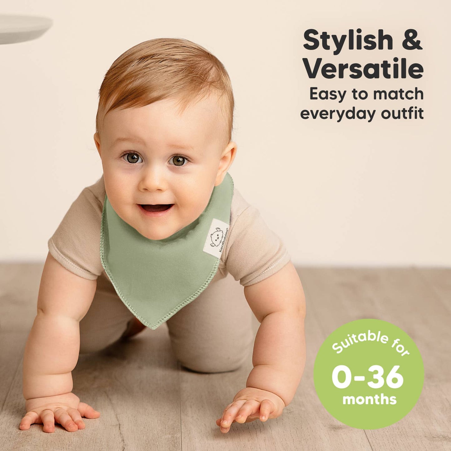 Sunset Toned Bandana Bibs