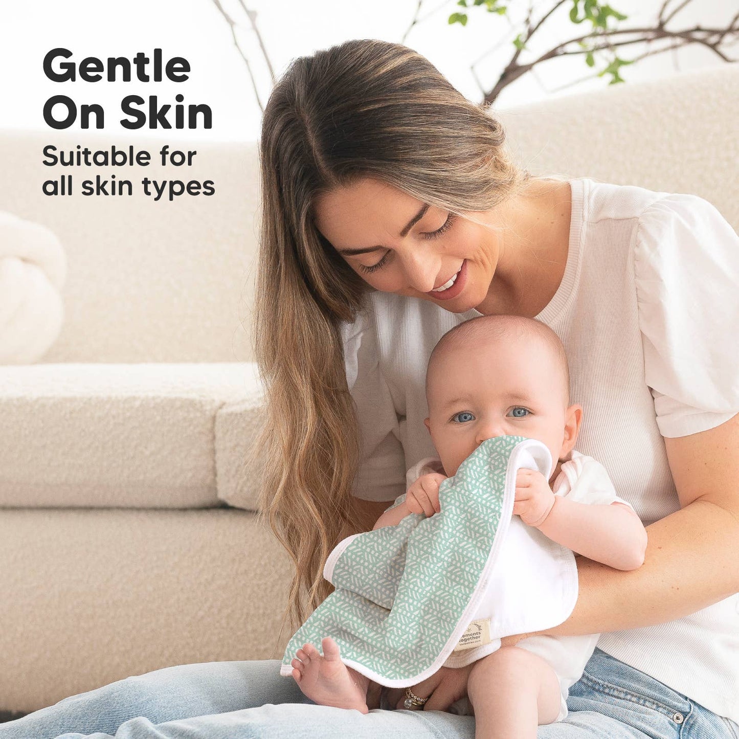 Nordic Softe Muslin Burp Cloths