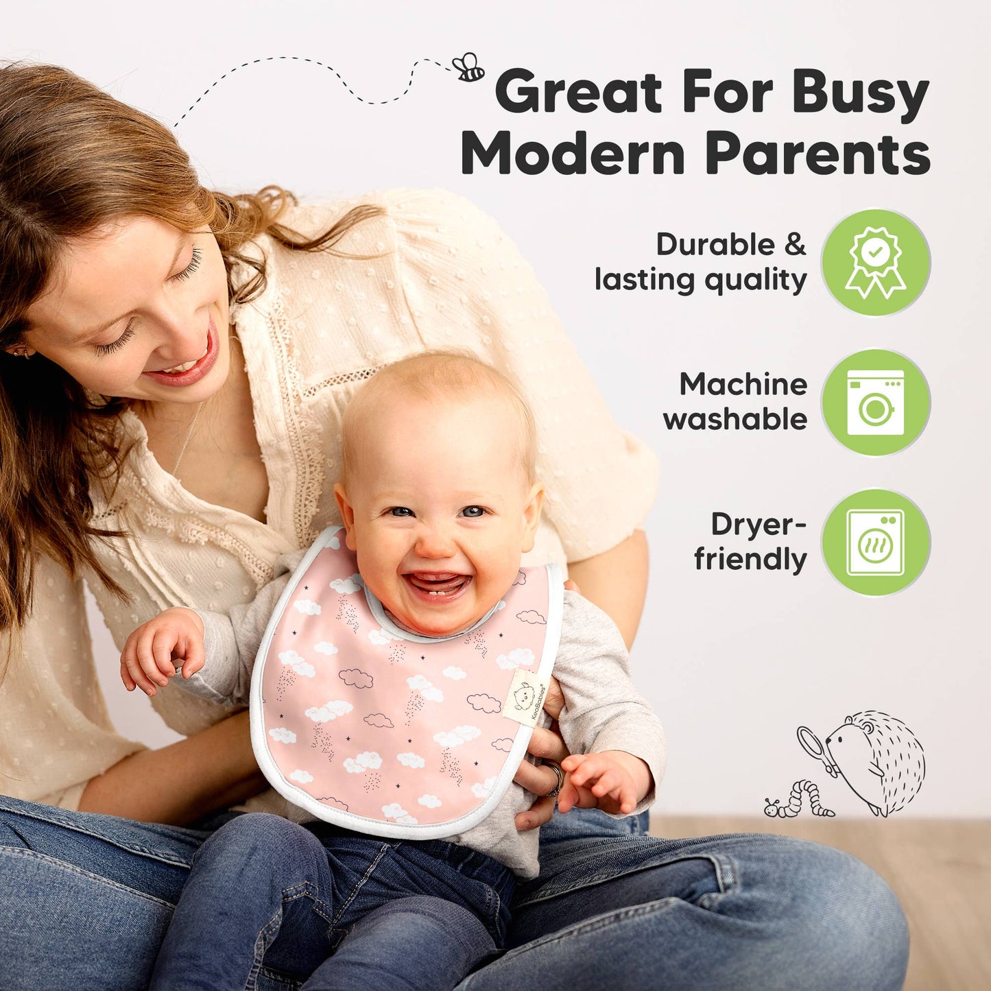 Charming Urban Drool Bibs