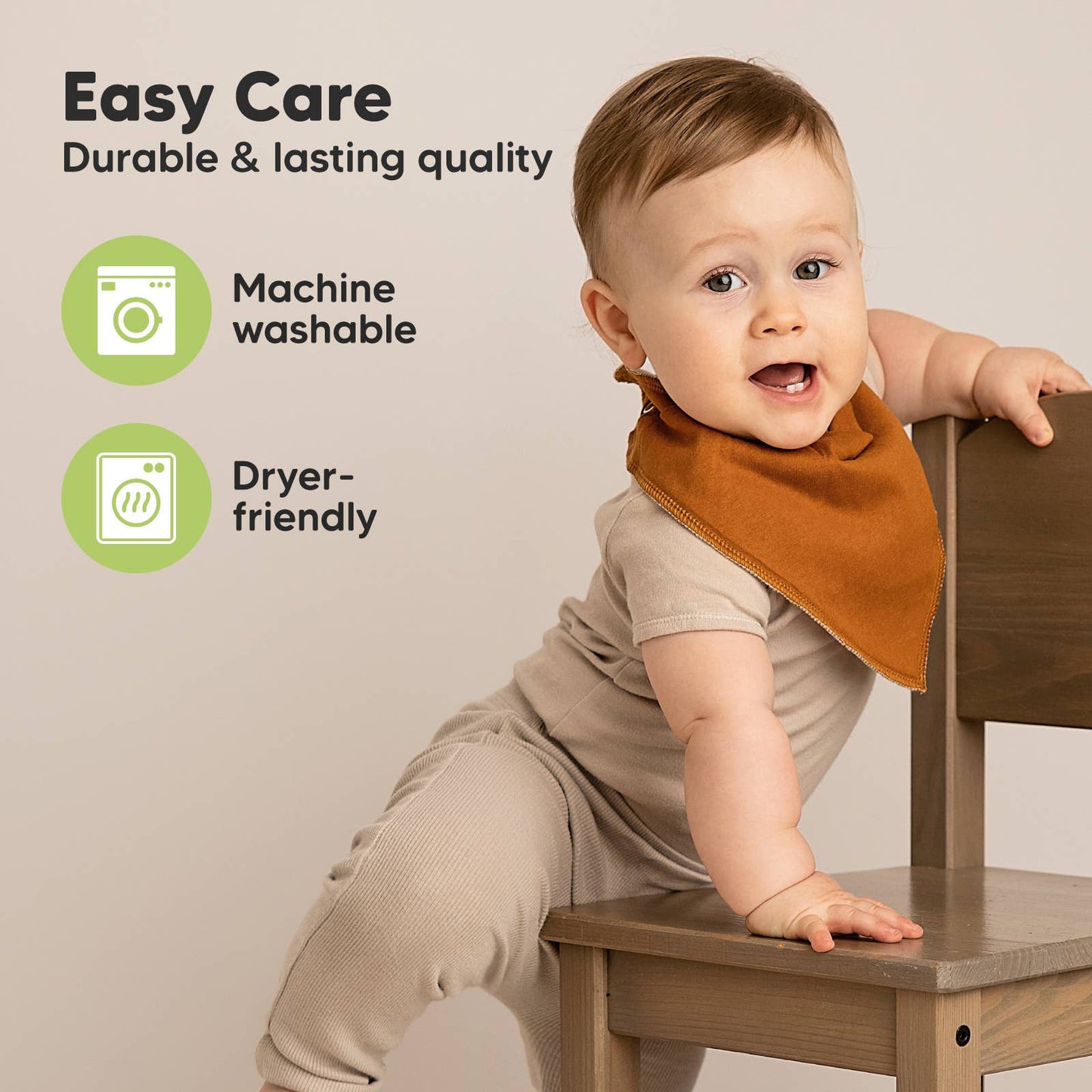 Forest Toned Bandana Bibs