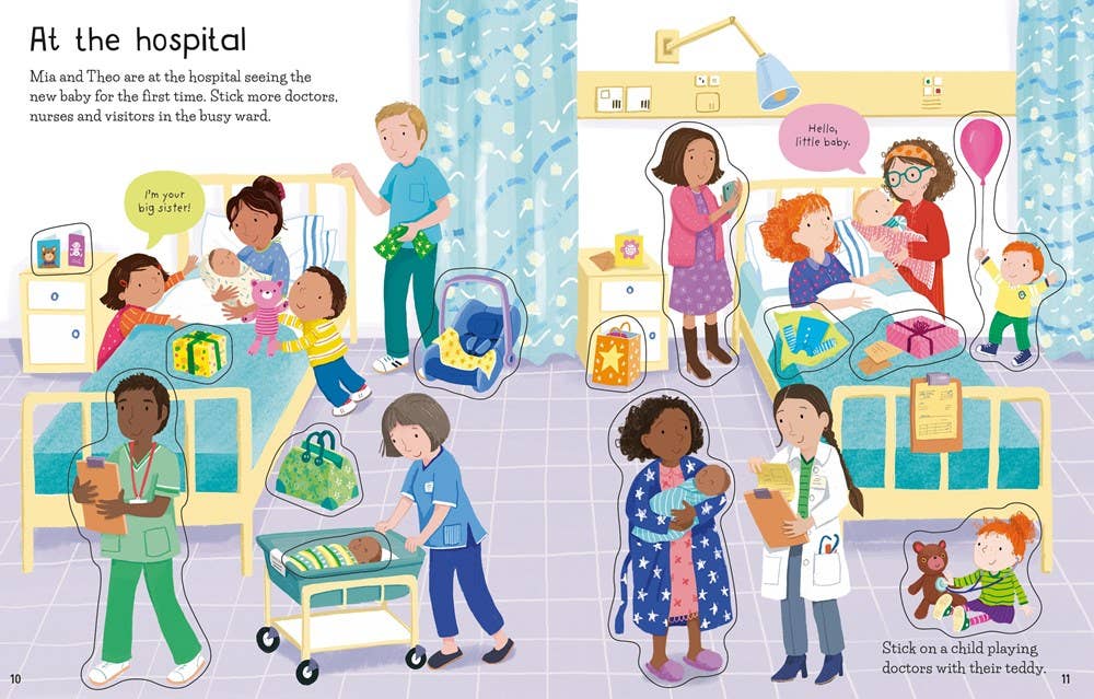 The New Baby Sticker Book