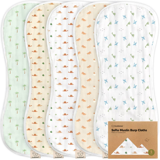 Roarsome Softe Muslin Burp Cloths