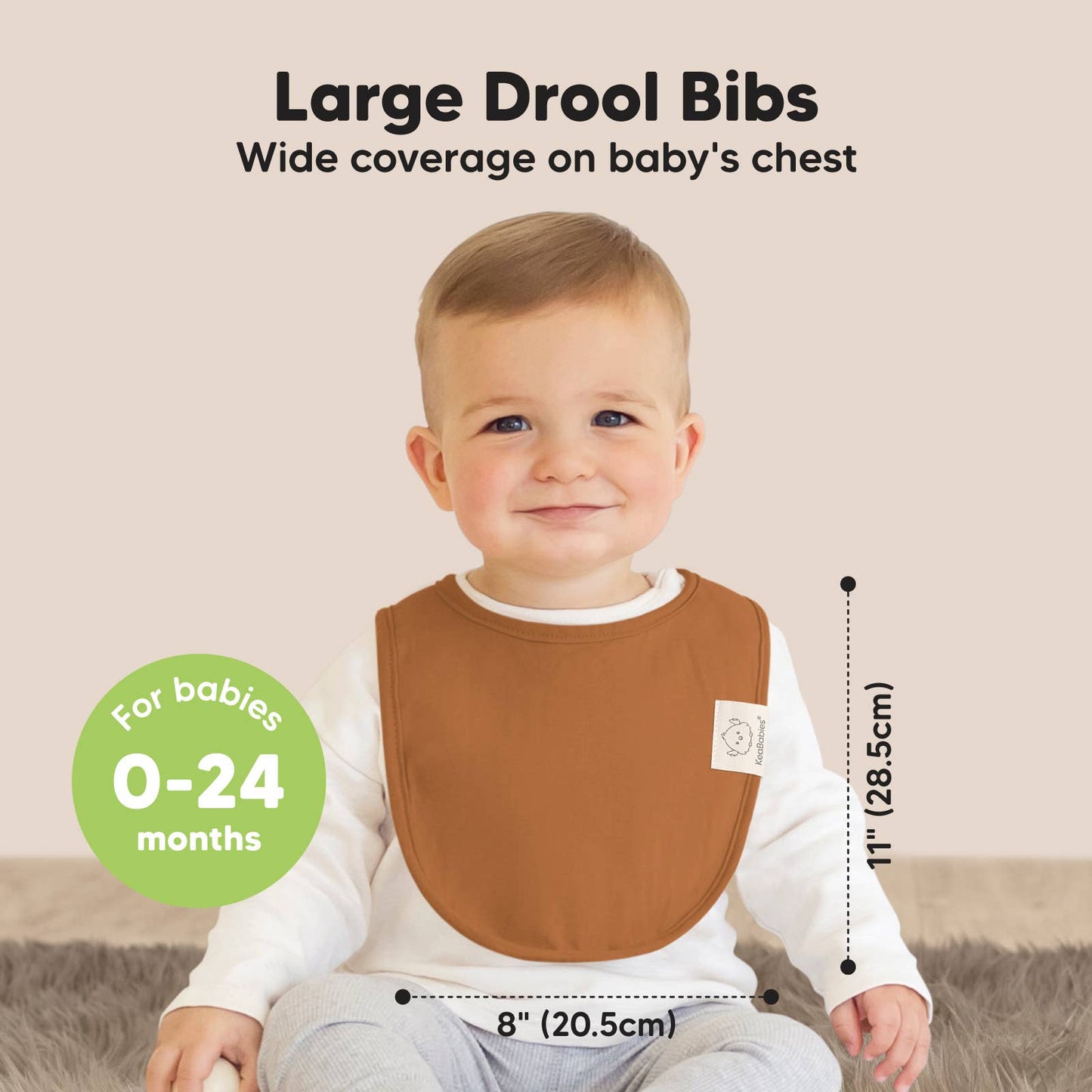 Neutrals Urban Drool Bibs