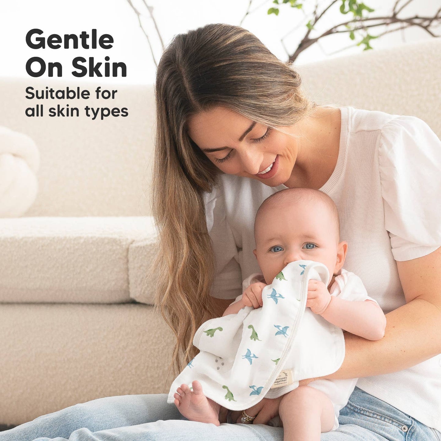 Roarsome Softe Muslin Burp Cloths