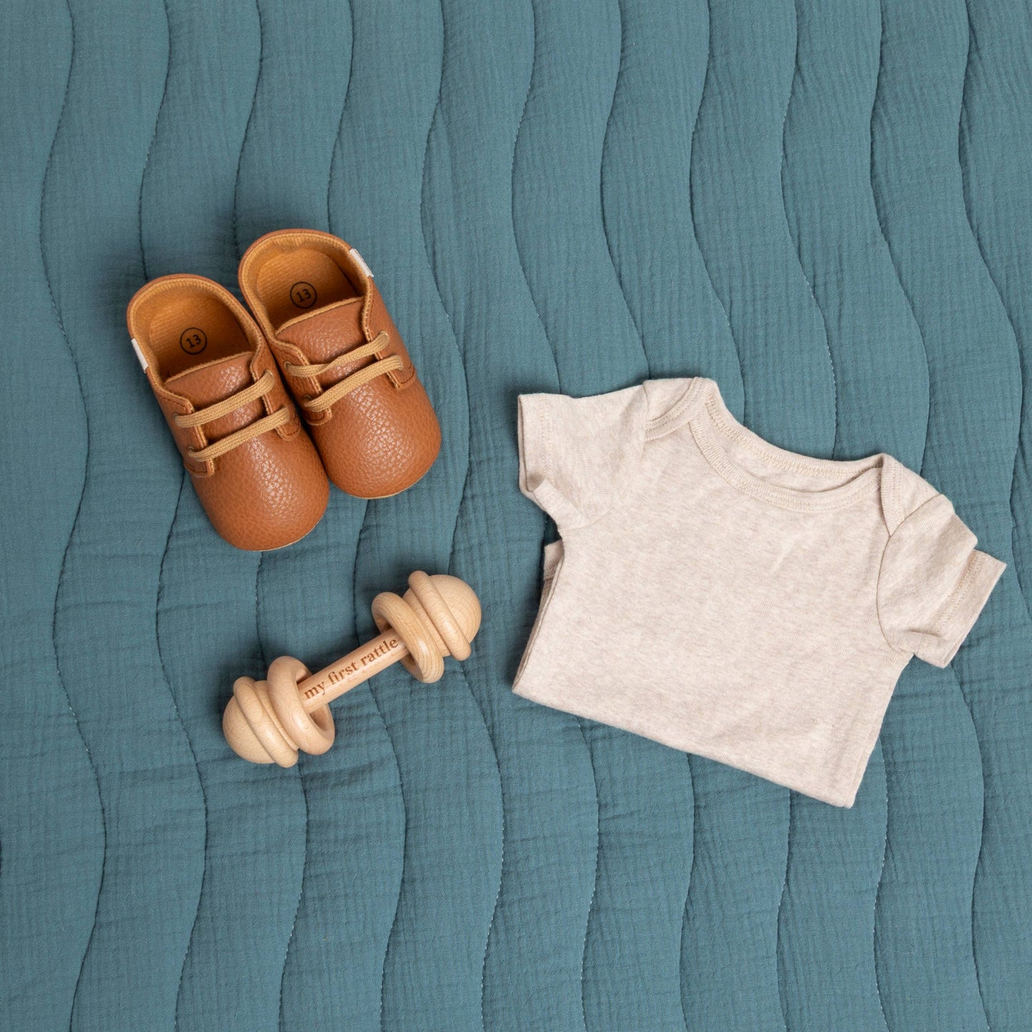 Wooden Baby’s First Rattle