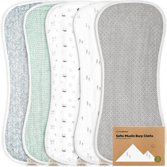Nordic Softe Muslin Burp Cloths