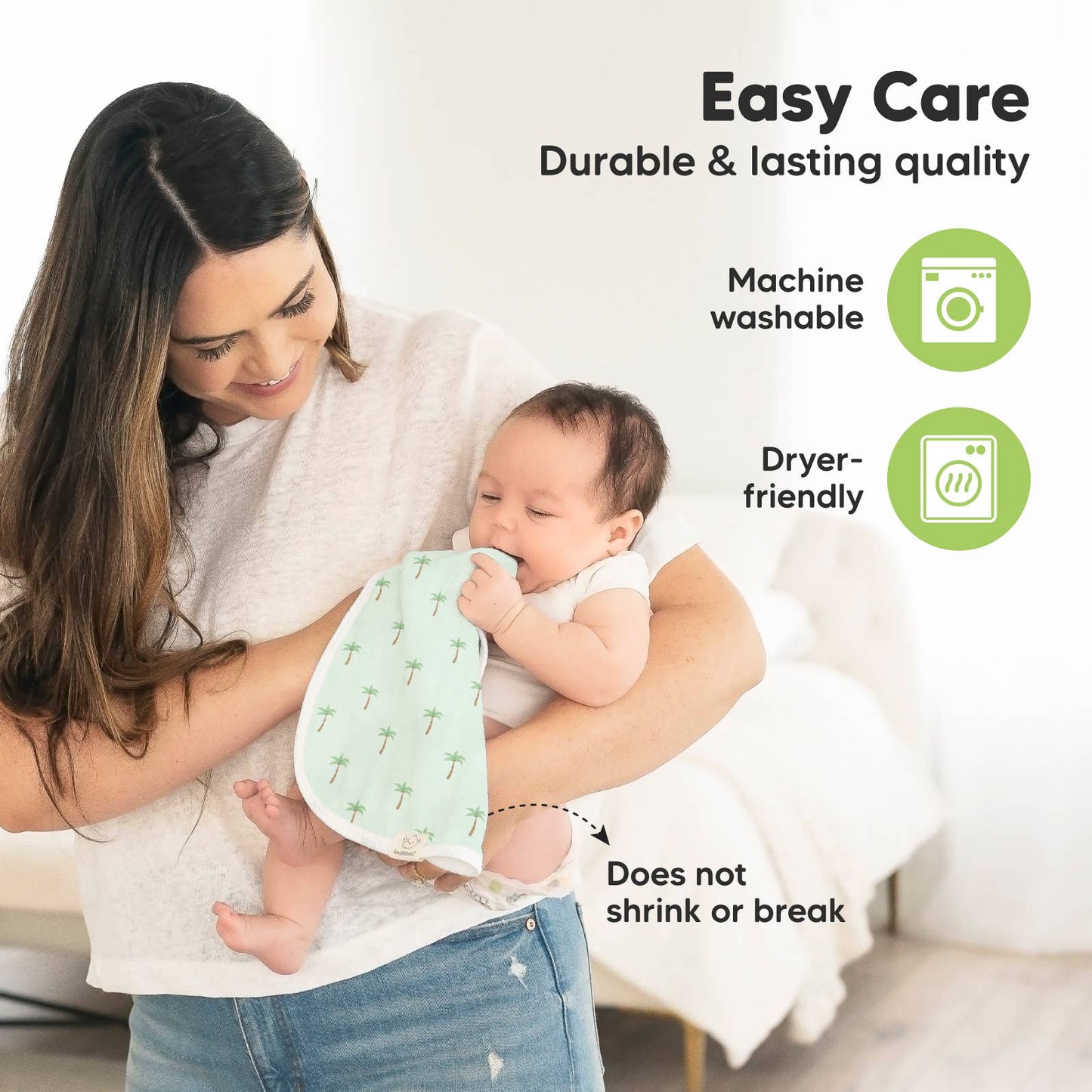 Roarsome Softe Muslin Burp Cloths