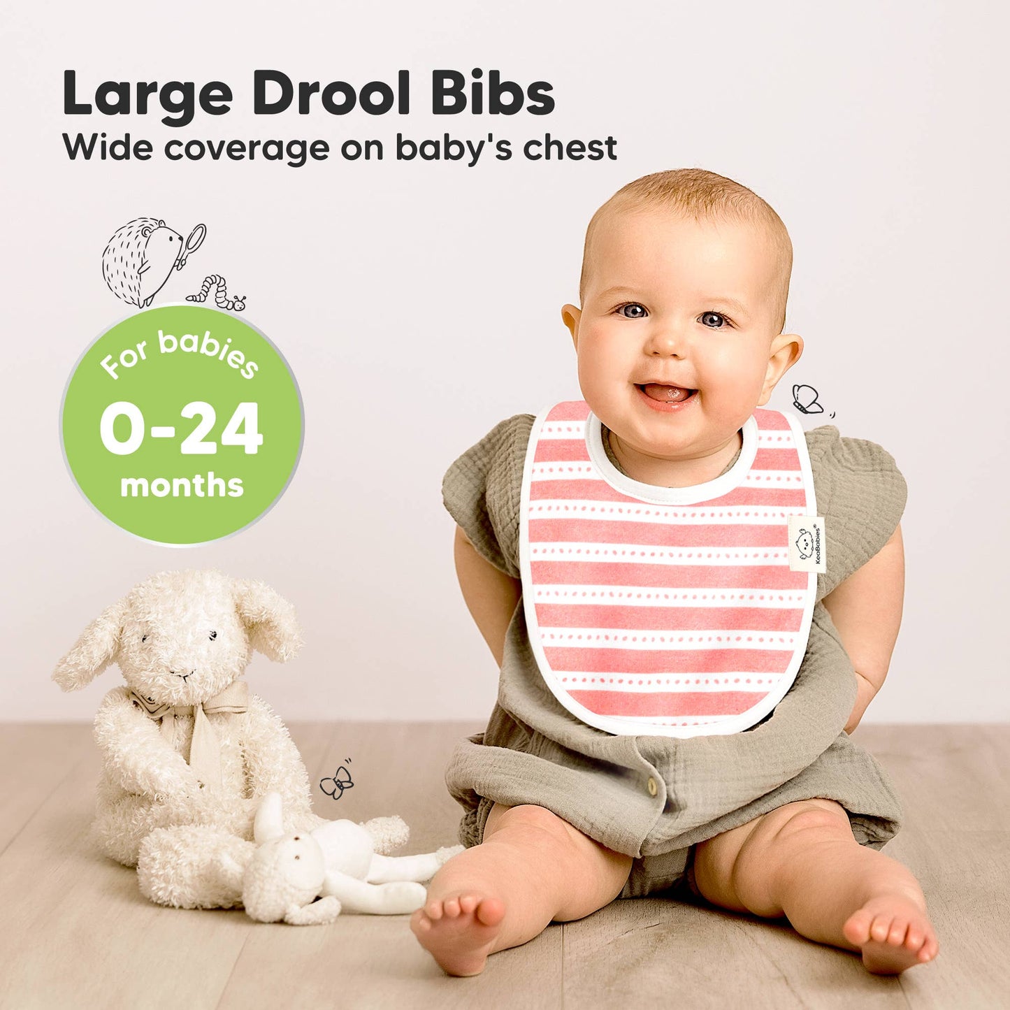 Charming Urban Drool Bibs