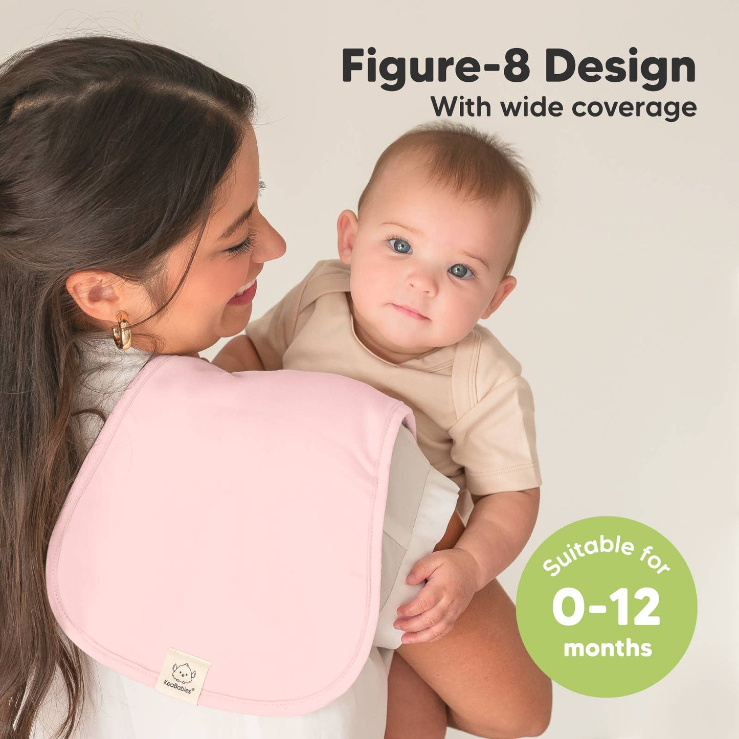 Solid Urban Burp Cloths