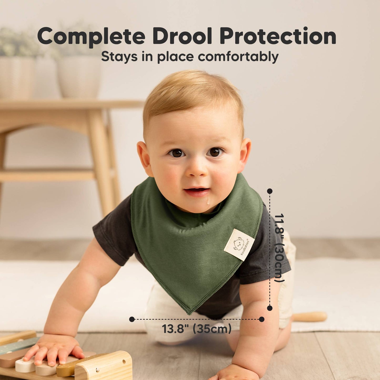 Sahara Toned Bandana Bibs