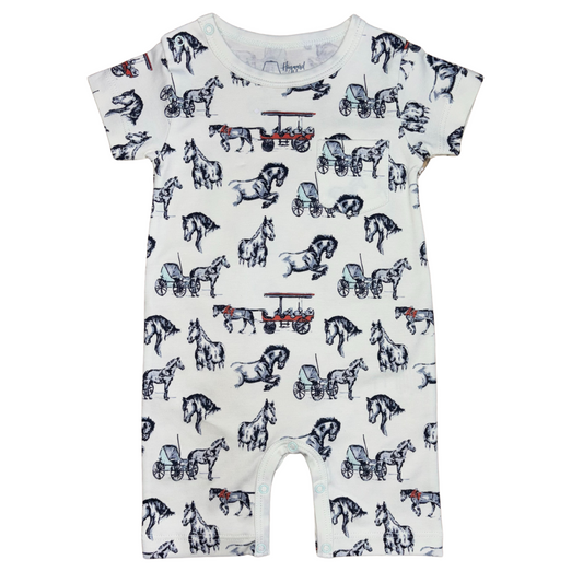 Horse Carriages Romper