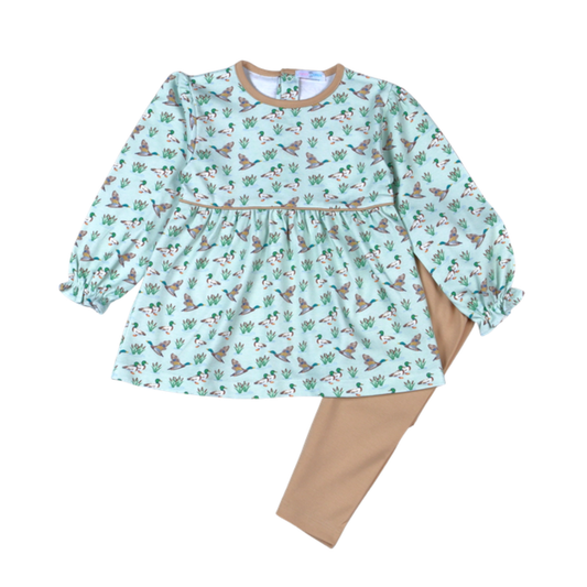 Mallard Ducks Scallop Legging Set