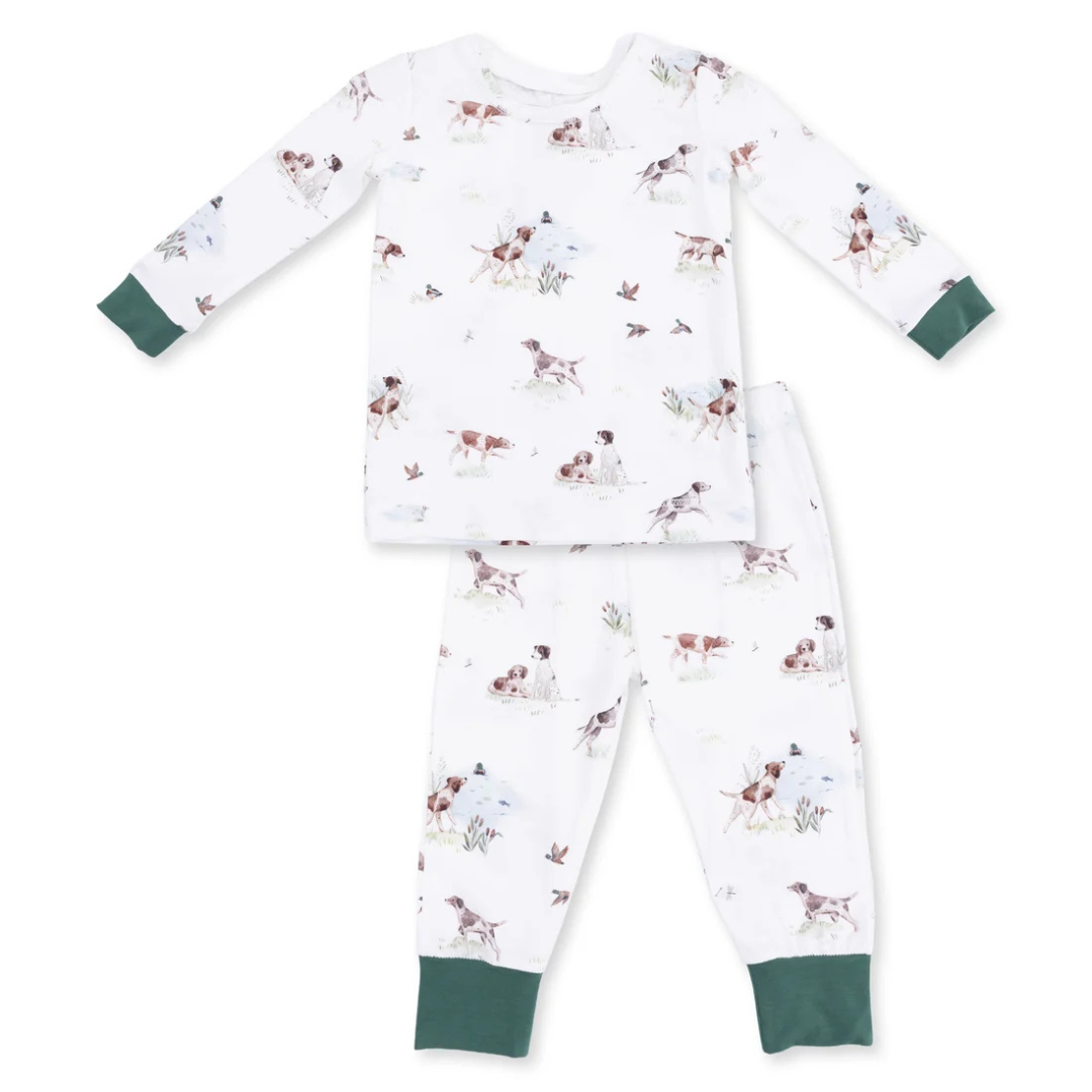 Pointer Pups & Duck Buddies L/S Loungewear Set