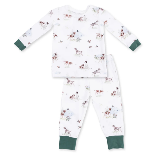 Pointer Pups & Duck Buddies L/S Loungewear Set