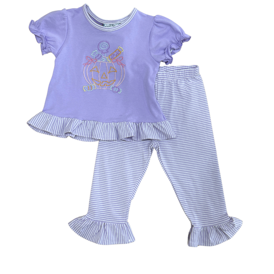 Trick or Treat Ruffle Pant Set