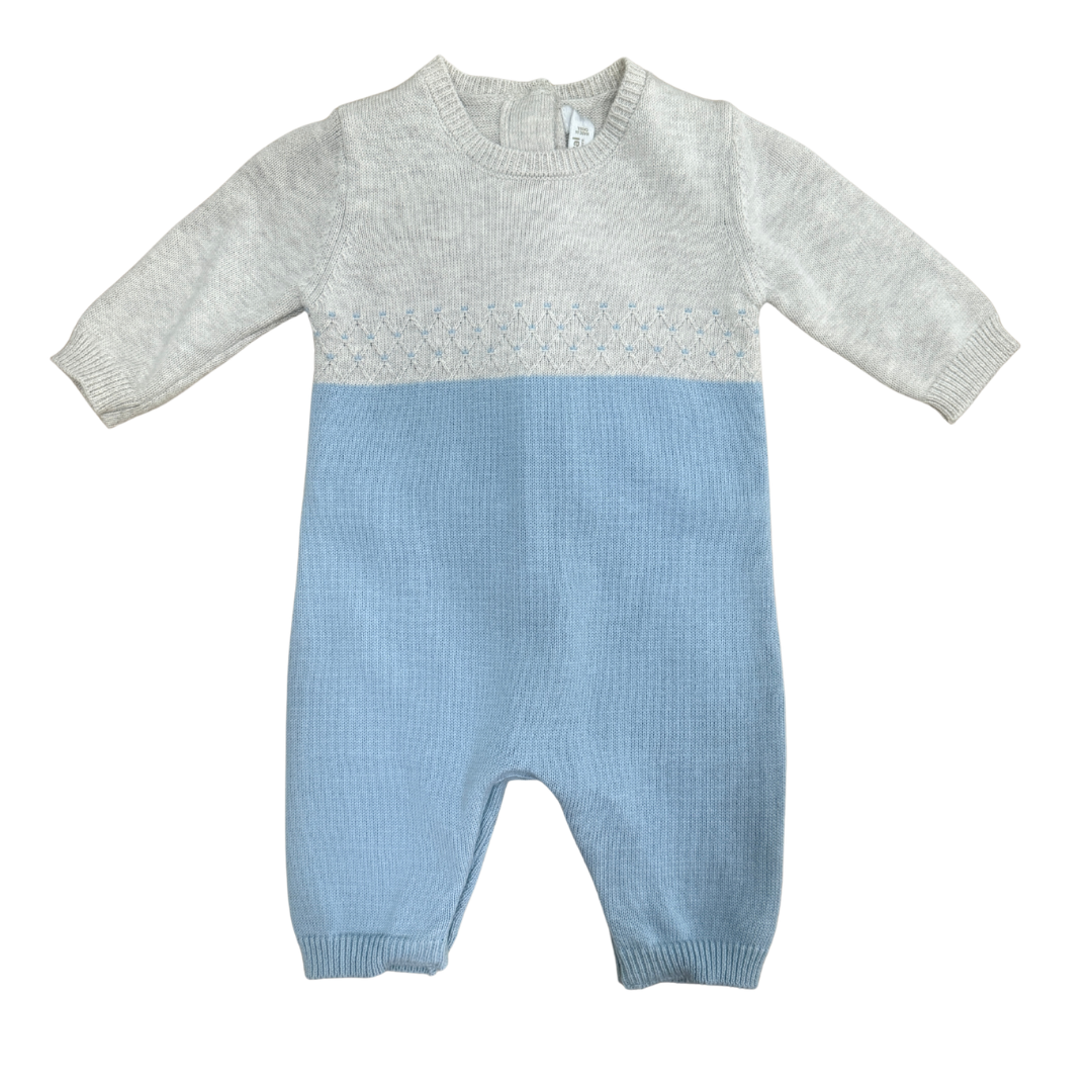 Blue Dreams Knit Romper