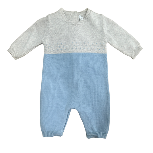 Blue Dreams Knit Romper