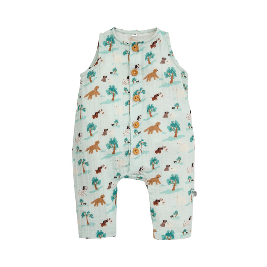 Central Bark Cotton S/L Coverall