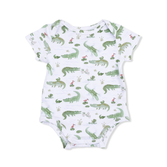 Crayon Alligators Bodysuit