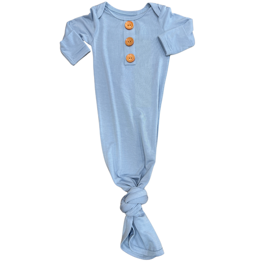 Blue Knotted Gown